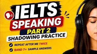 IELTS Speaking Part 2 Shadowing Practice | Band 7+ Cue Card Answers | Repeat After Me Twice