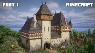 Minecraft: How to Build a Medieval Castle | Tutorial (Part 1)