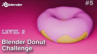How to Make a Donut in Blender | Blender Donut Challenge