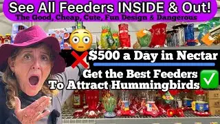 Attract Hummingbirds, Hummingbird Feeder Issues BE AWARE Before YOU Buy & NO Bees or Ants DIY Nectar