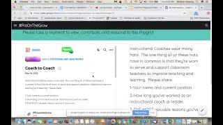 On the GROW--How to GROW as an Instructional Technology Coach by Lesley Burdine & Danielle Head