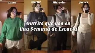 LOS OUTFITS QUE USO EN UNA SEMANA DE COLEGIO  🕶🧋  l Michelle Decont