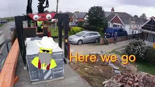 QUICK 3 LIFT DELIVERY TO LINCOLN || LORRY LOADER CRANE / HIAB DELIVERY. #hiab #crane #satisfying
