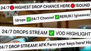 24/7 Twitch Reruns Are Shameless (VALORANT !Drops)