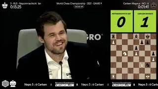 ‘Absurd’ — Magnus Carlsen on the Game 9 of the World Chess Championship 2021