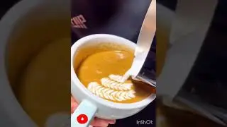 Wow!Coffee art made by professionals👀#coffee #art #drawing #morning #breakfast