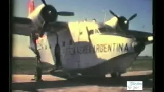 Primer vuelo del Albatros a Malvinas. Grabación original. Febrero 1971