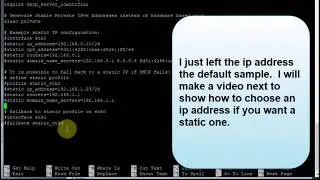 02-A Network Static IP and SSH on Raspberry Pi