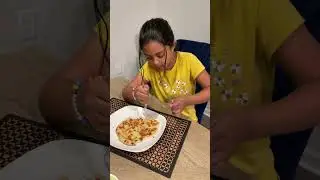 Ninja technique of Eating bread with fork 😂 | Anaya
