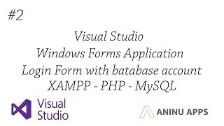 #3 Login and Register Form with database account (Visual Studio / VB) (With your API)