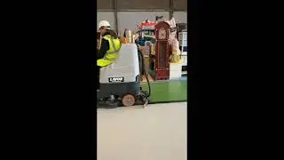 Lavor XS75 Ride On Floor  Scrubber Demo Movie   SD 480p