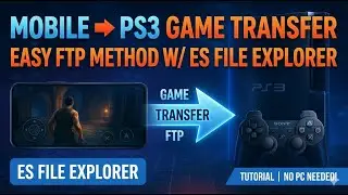 Android மொபைல் ➜ PS3 கேம் டிரான்ஸ்பர் | FTP முறை#PS3தமிழ்#PS3#PS3Games#PS3FTP#PS3HEN#PS3Jailbreak