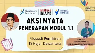 Aksi Nyata Modul 1.1 - Filososfi Pemikiran Ki Hajar Dewantara - Sutriono