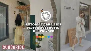 TUTORIAL CARA EDIT FILTER AESTHETIC DI APK VSCO | TUTORIAL
