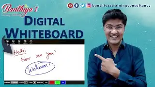 How to Use Digital Whiteboard | Digital Whiteboard RT | Hindi