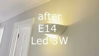How to change the type of lamp base PL-C to E14