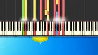 [Piano Tutorial Synthesia]Dio come ti amo - Modugno Domenico