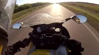 BMW K1200S. 20 мин трассы без монтажа.