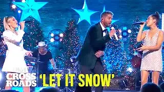 Brett Young and Maddie & Tae Perform 'Let it Snow' ❄️ CMT Crossroads Christmas