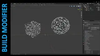 All you need to know about modifiers - Build Modifier(Blender 2.93)