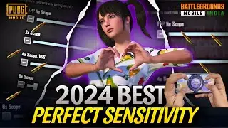 2024 NO RECOIL SENSITIVITY | ZERO RECOIL SENSITIVITY CODE | BGMI BEST SENSITIVITY SETTINGS.