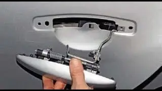 RENAULT DUSTER door handle repair with door disassembly / assembly