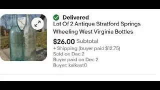 What bottles are selling on eBay part 4