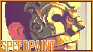 Making A Rap Album Cover!【Clip Studio - Pixel Art - Speedpaint】