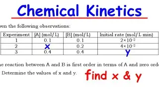 Find x & y - Initial Rates Table