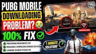 PUBG Mobile Downloading Problem Fix😱|Preparing Resources Error Solved 2026 | PUBG Download Issue Fix