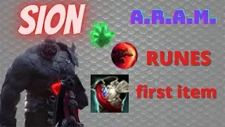 SION League of Legends Sion ARAM really unstoppable build tank bruiser