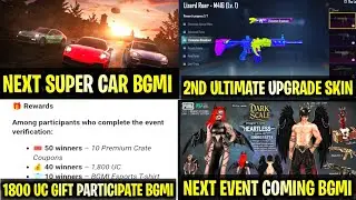 FREE 1800 UC ONLY STEP😍 NEXT SUPERCAR IN BGMI DATE CONFIRMED | NEW M416 COMING 2ND ULTIMATE SET BGMI