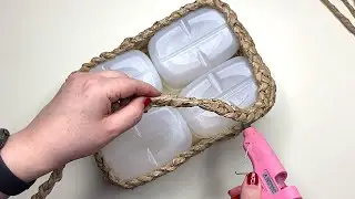 DIY 2 wicker basket ideas made from baking paper | Home decor