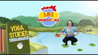 Yoga Stories with Coach Sarahbell | 3 Little Ducks | Kids Yoga | Mini Monstars
