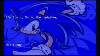 Not funny, didn't laugh (Sonic Adventure 2 meme)