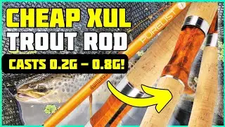 This Budget XUL Trout Rod is AWESOME! - Hunthouse Purelist #bfsfishing #ultralightfishing