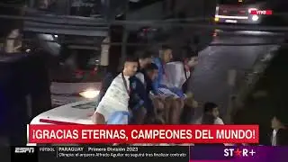 Messi narrowly escapes during World Cup celebration | #messi