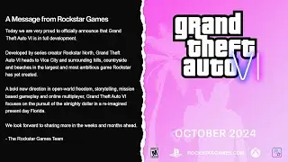 GTA 6...Rockstar Games Just Announced Something HUGE!