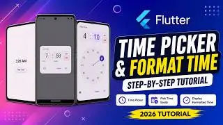 How to Use Time Picker & Format Time in Flutter (2026 Step-by-Step Tutorial)