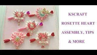 ROSETTE HEART TUTORIAL | Valentine Embellishment Ideas