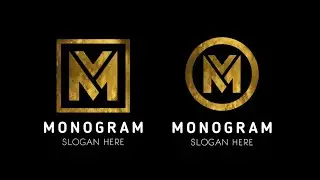 Basic Letter M Monogram Logo