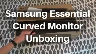 Samsung Essential Curved Monitor (CF396) Unboxing - Best Cheap Curved Monitor?