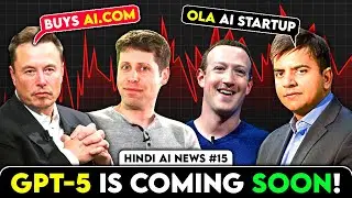 GPT-5 Coming Soon, Tinder AI, OLA's AI Startup, Elon Buys AI.Com, Meta AI, AI WARNING | AI News 15