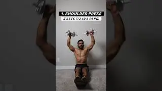 🔥Beginner Shoulder Workout with Dumbbells   