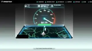 speedtest.net | Google Fiber 1000K/1GBIT