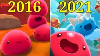 Evolution of Slime Rancher Game 2016-2021