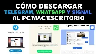 How to INSTALL Telegram, WhatsApp and Signal on PC/Mac/Desktop