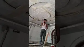 false ceiling design hall.🛠️#interiordesign #ceiling #construction #electrical #popfalseceilingwork