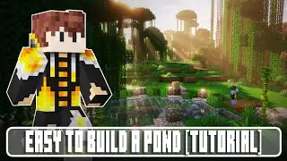 MINECRAFT HOW  TO BUILD A POND [Tutorial] #minecraft #minecraftshort #ytshort