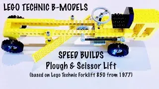 Lego Technic Forklift 850 - B-Model Speed Builds